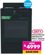 Defy Kitchen Master 600 Electric Stove DSS612