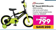 Raleigh 12" Hawk BMX Bicycle