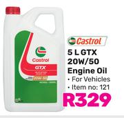 Castrol 5L GTX 20W/50 Engine Oil
