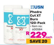 USN Phedra Cut XT Burn 120 Pack-Each
