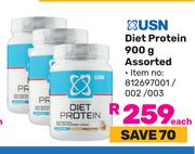 USN Diet Protein Assorted-900g Each