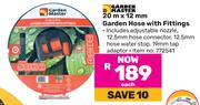Garden Master 20m x 12mm Garden Hose With Fittings