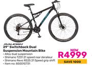 Raleigh 29" Switchback Dual Suspension Mountain Bike