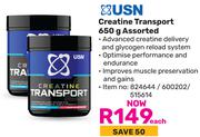 USN Creatine Transport Assorted-650g Each
