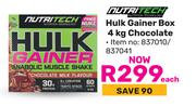 Nutritech Hulk Gainer Box Chocolate-4kg Each