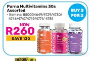 Purna Multivitamins Assorted-30s Pack Each