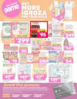 Game SASSA : Get More iGroza For Your Buck (22 August - 07 September 2025), page 1