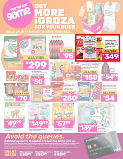 Game SASSA : Get More iGroza For Your Buck (22 August - 07 September 2025), page 1