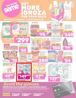 Game SASSA : Get More iGroza For Your Buck (22 August - 07 September 2025), page 1