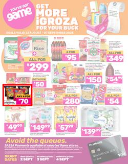 Game SASSA : Get More iGroza For Your Buck (22 August - 07 September 2025), page 1
