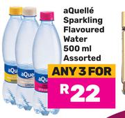 Aquelle Sparkling Flavoured Water Assorted-For Any 3 X 500ml