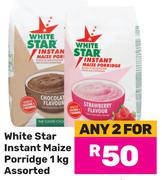 White Star Instant Maize Porridge Assorted-For Any 2 x 1kg