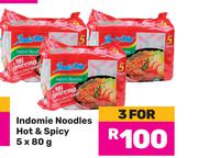 Indomie Noodles (Hot & Spicy)-For 3 x 5 x 80g
