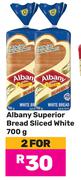 Albany Superior Bread Sliced (White)-For 2 x 700g