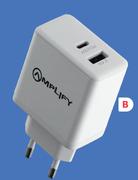 Amplify 32W Dual Wall Charger