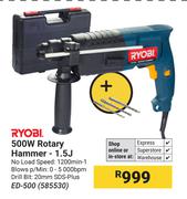 Ryobi 500W Rotary Hammer 1.5J ED-500 (585530)