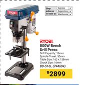 Ryobi 500W Bench Drill Press BD-516L (744604)