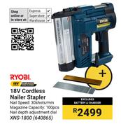 Ryobi 18V Cordless Nailer Stapler XNS-1800 (640865)