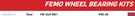 Femo Wheel Bearing Kits (Rear) For VW Golf Mk1 FEM.WBK108