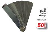 Tomi Hawk 26 Blade Feeler Gauge FED.VFG26-Each