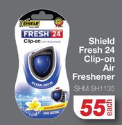 Shield Fresh 24 Clip On Air Freshener SHM.SH1135-Each