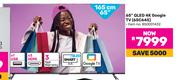 TCL 65" (165cm) QLED 4K Google RV 65C645