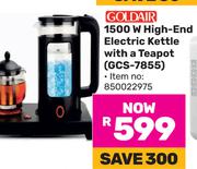 Goldair 1500W High End Electric Kettle With A Teapot GCS-7855