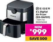 Eiger 6L Digital Air Fryer EG-DAF01