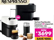 Nespresso Vertuo Pop Bundle Coconut Or Liquorish 90009325/20-Per Bundle