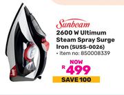 Sunbeam 2600W Ultimum Steam Spray Surge Iron SUSS-0026