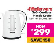 Mellerware 360 Degree Cordless Plastic Kettle