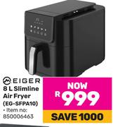 Eiger 8L Slimline Air Fryer EG-SFPA10