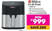 Milex 5L Air Fryer