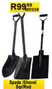 Spade/Shovel Sqr/Rnd 40572/3/8