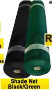 Shade Net Black/Green 40% 40531-P/M