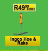 Ingco Hoe & Rake