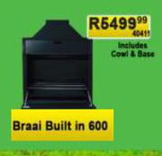 Braai Built In 600
