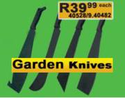 Garden Knives 40528/9, 40482-Each