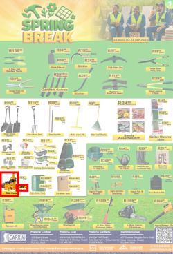 K Carrim Builders Mecca : Spring Break (25 August - 22 September 2025), page 1