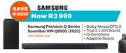 Samsung Premium Q-Series soundbar HW-Q600C 2023 HW-Q600C/XA