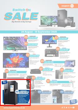 Expert Stores : Switch On Sale (25 August - 14 September 2025), page 1