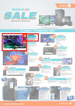 Expert Stores : Switch On Sale (25 August - 14 September 2025), page 1