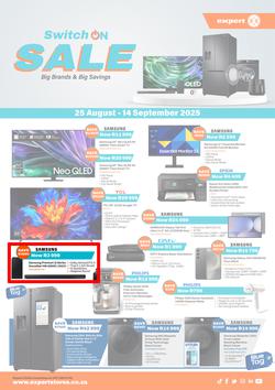 Expert Stores : Switch On Sale (25 August - 14 September 2025), page 1