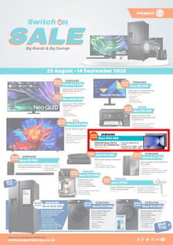 Expert Stores : Switch On Sale (25 August - 14 September 2025), page 1