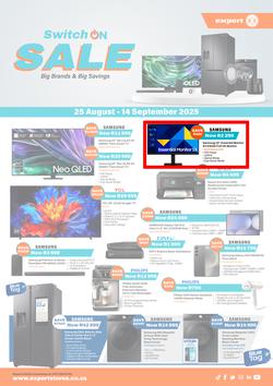 Expert Stores : Switch On Sale (25 August - 14 September 2025), page 1