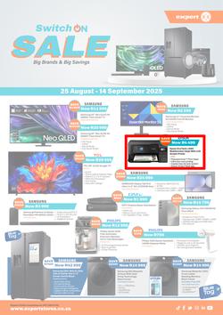 Expert Stores : Switch On Sale (25 August - 14 September 2025), page 1