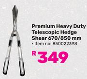 Garden Master Premium Heavy Duty Telescopic Hedge Shear 670/850mm