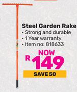 Garden Master Steel Garden Rake