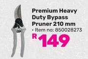 Garden Master Premium Heavy Duty Bypass Pruner 210mm