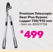 Garden Master Premium Telescopic Gear Plus Bypass Lopper 730/915mm